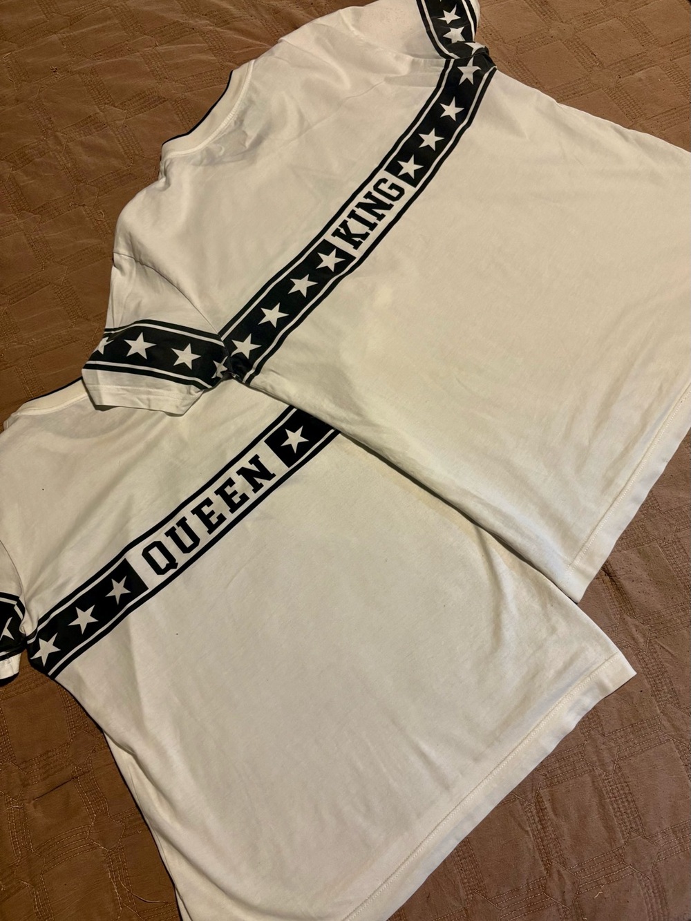 His & Hers Bundle! 2x Authentic Dolce & Gabbana DG Stars T-Shirts